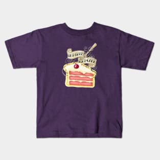 Let Them Eat Cake Tattoo Style Kids T-Shirt